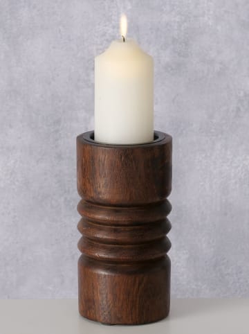 Boltze Kerzenhalter ''Drella'' in Braun - (H)15 cm