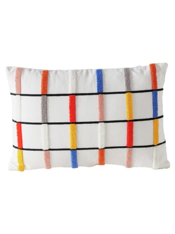 Boltze Kissen ''Ilo'' in Bunt/ Weiß - (L)30 x (B)50 cm