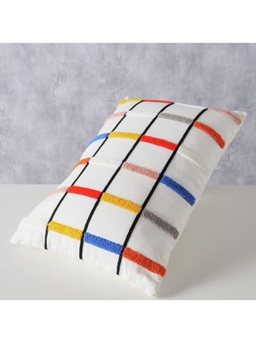 Boltze Kissen ''Ilo'' in Bunt/ Weiß - (L)30 x (B)50 cm