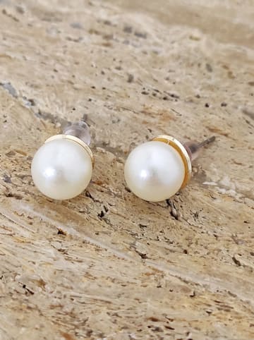 Nakkash Vergold. Ohrstecker mit Zierperlen