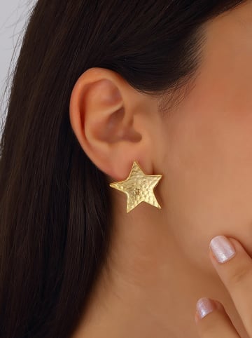 Luja Bijoux Pozłacane kolczyki-wkrętki
