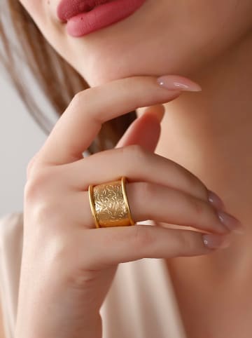 Luja Bijoux Pozłacany pierścionek