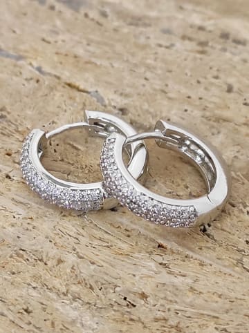 Luja Bijoux Creolen mit Zirkonia