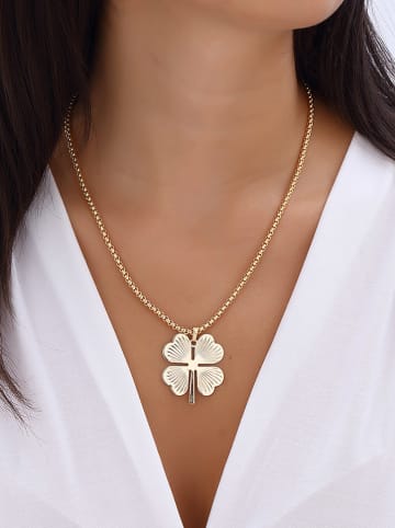 Luja Bijoux Pozłacany naszyjnik z elementem ozdobnym