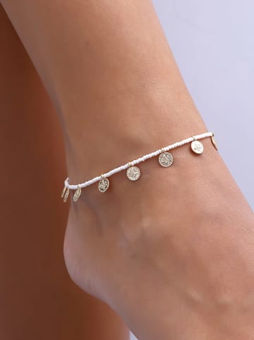 Luja Bijoux Vergold. Fußkettchen mit Schmuckelementen