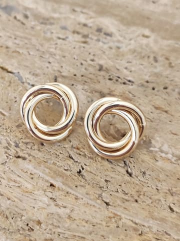 Nakkash Pozłacane kolczyki-wkrętki