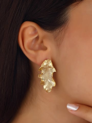 Luja Bijoux Pozłacane kolczyki-wkrętki