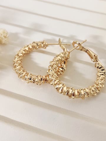 Nakkash Pozłacane kolczyki-kreole