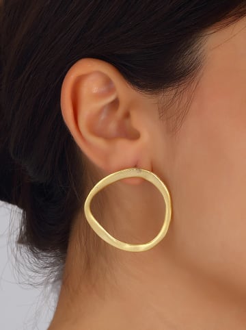 Luja Bijoux Pozłacane kolczyki-wkrętki