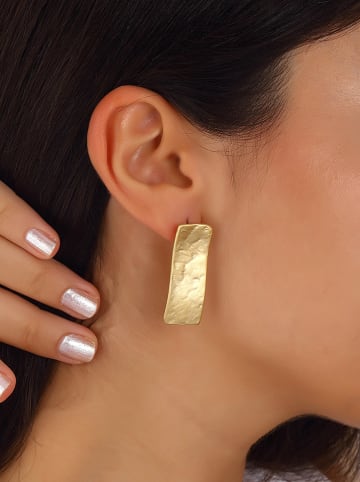 Luja Bijoux Pozłacane kolczyki-wkrętki