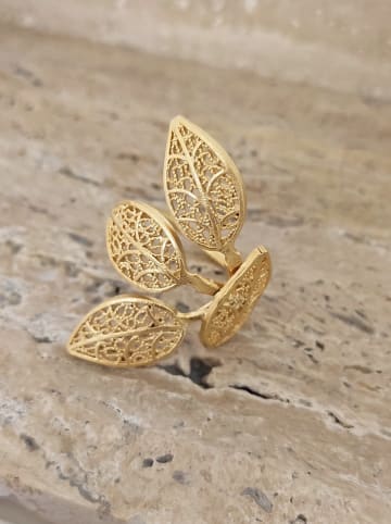 Luja Bijoux Pozłacany pierścionek