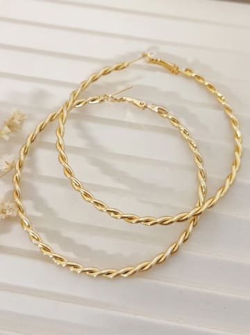Luja Bijoux Vergold. Creolen