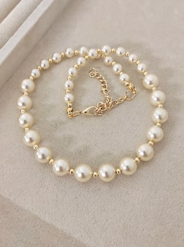 Luja Bijoux Vergold. Halskette mit Zierperlen