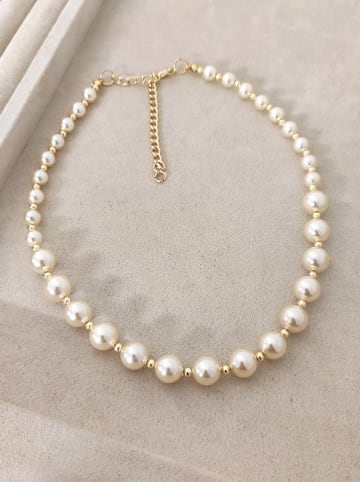 Luja Bijoux Vergold. Halskette mit Zierperlen