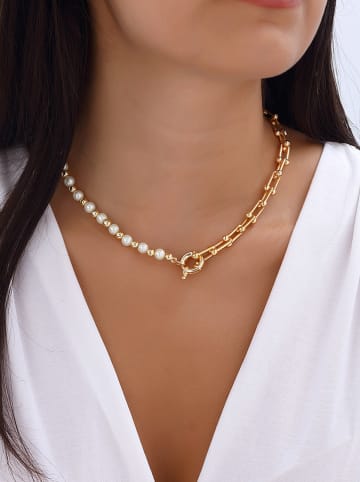 Luja Bijoux Vergold. Halskette mit Zierperlen