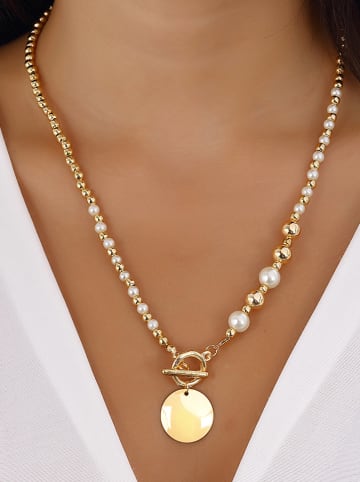 Nakkash Vergulde ketting met sierparels