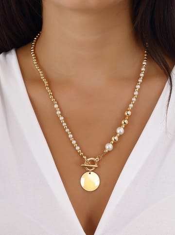 Nakkash Vergulde ketting met sierparels