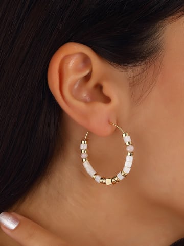 Luja Bijoux Vergold. Creolen mit Variscit