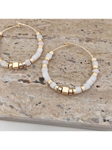 Luja Bijoux Vergold. Creolen mit Variscit