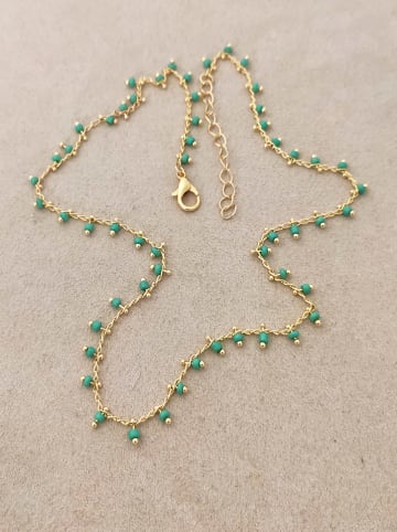 Luja Bijoux Vergold. Halskette mit Kristallen