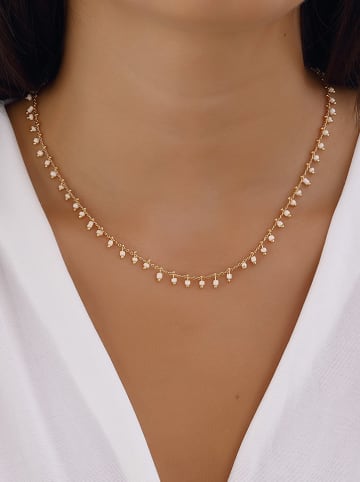 Nakkash Pozłacany naszyjnik z kryształkami