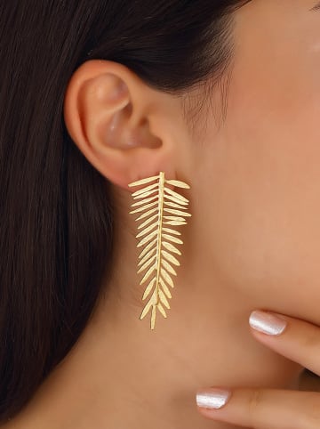 Luja Bijoux Pozłacane kolczyki-wkrętki