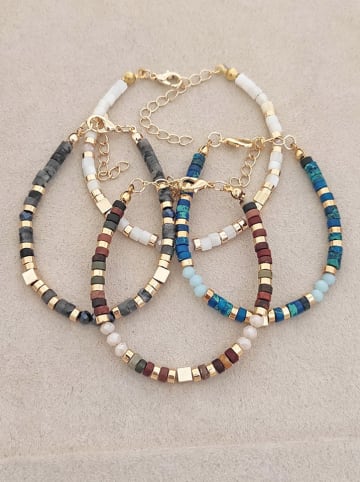 Luja Bijoux Vergulde armband met sierparels