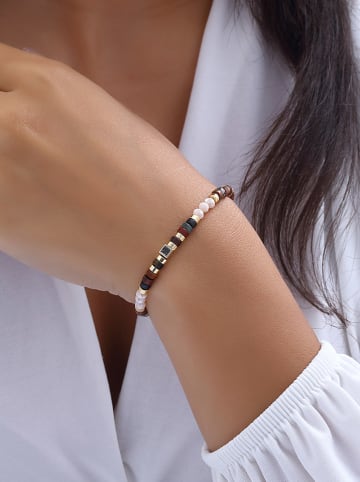 Luja Bijoux Vergold. Armband mit Zierperlen