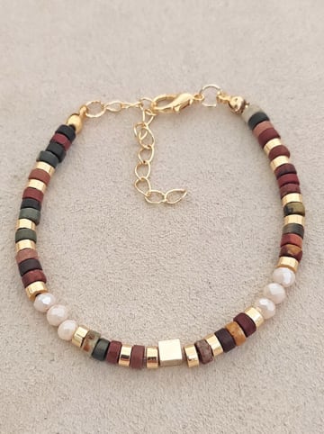 Nakkash Vergulde armband met sierparels