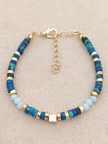 Luja Bijoux Pozłacana bransoletka z syntetycznymi perłami