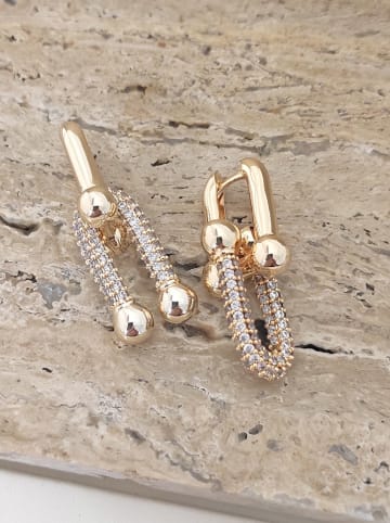 Nakkash Vergold. Ohrringe mit Zirkonia