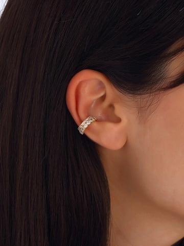Luja Bijoux Pozłacane nausznice z cyrkoniami
