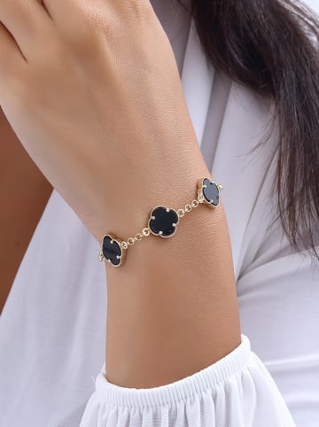 Luja Bijoux Pozłacana bransoletka z masą perłową