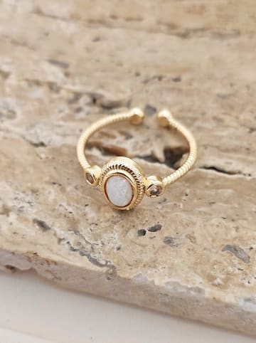 Nakkash Vergulde ring met opaal