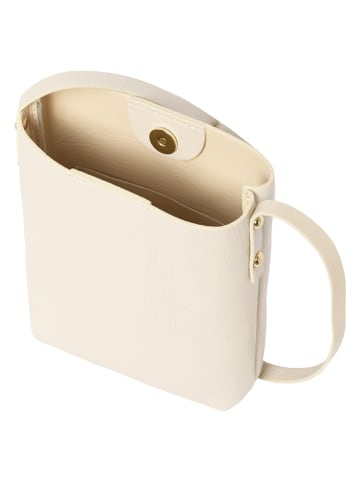 TATUUM Leren schoudertas crème - (B)17 x (H)18 cm