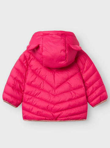 name it Doorgestikte jas "Monay" roze