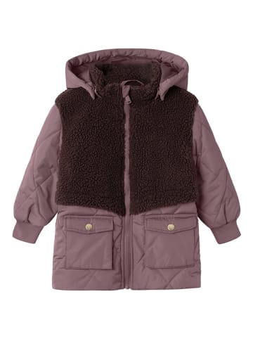 name it Winterjacke "Mika" in Lila/ Schwarz