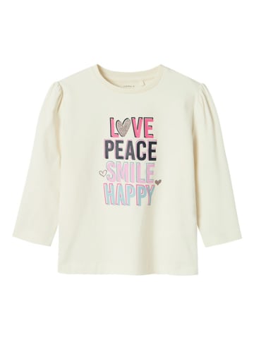 name it Longsleeve "Nemmy" crème/meerkleurig