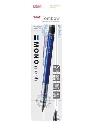 Tombow Druckbleistift "Mono graph" in Blau
