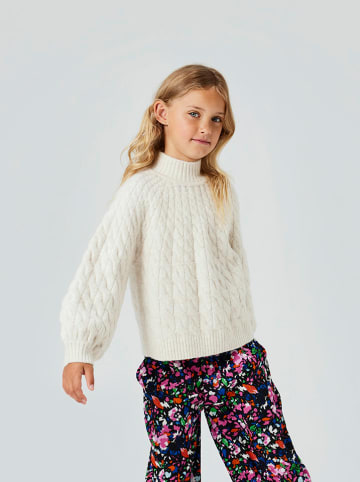 name it Sweter "Nadalie" w kolorze kremowym