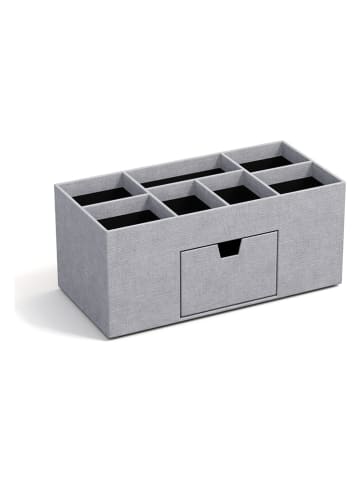 BigsoBox Schreibtisch-Organizer "Vendela" in Hellgrau - (B)10 x (H)8,5 x (T)8,5 cm