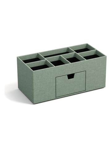BigsoBox Schreibtisch-Organizer "Vendela" in Grün - (B)24 x (H)12 x (T)10,5 cm