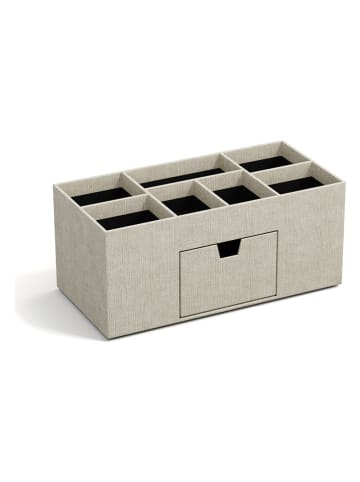 BigsoBox Bureau-organizer "Vendela" beige - (B)10 x (H)8,5 x (D)8,5 cm