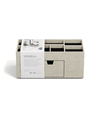 BigsoBox Bureau-organizer "Vendela" beige - (B)10 x (H)8,5 x (D)8,5 cm