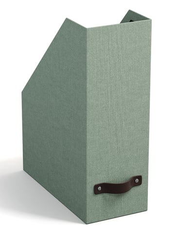 BigsoBox Organizer stojący "Estelle" w kolorze zielonym - 24,5 x 32 x 11,5 cm