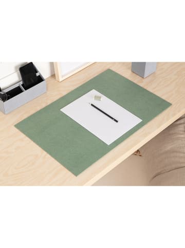 BigsoBox Bureaubladmat "Annie" groen - (L)59 x (B)39 cm