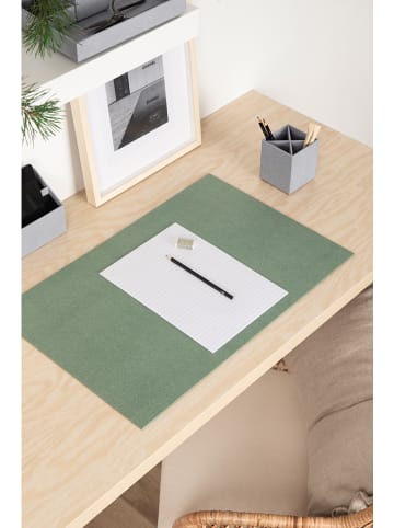 BigsoBox Bureaubladmat "Annie" groen - (L)59 x (B)39 cm