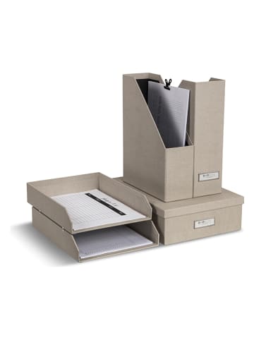BigsoBox 5-delige set: documentorganizer beige