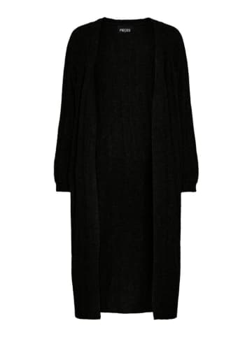 Pieces Longcardigan "Maggy" in Schwarz