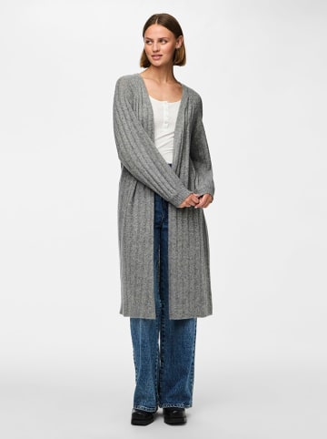 Pieces Longvest "Maggy" grijs